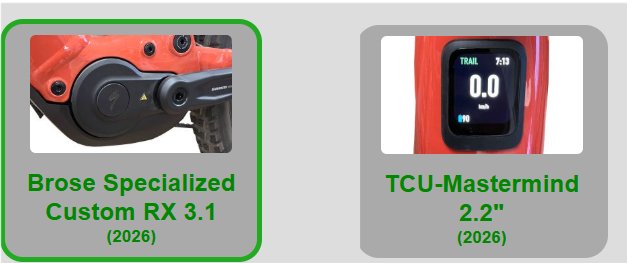 Brose Specialized RX 3.1 mit Mastermind am Turbo Levo G4