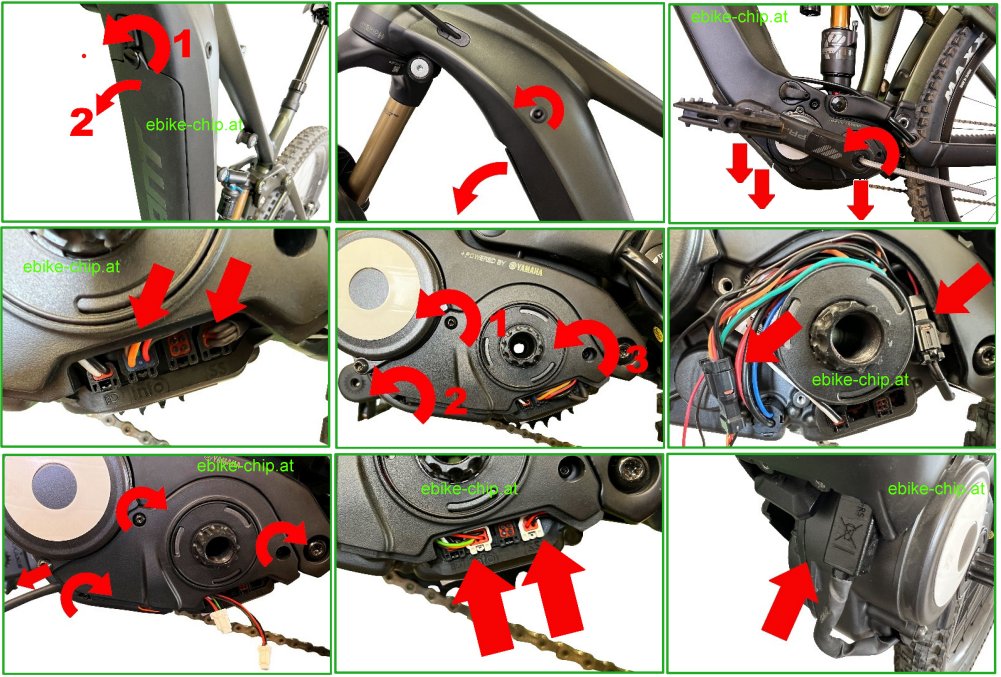 Yamaha PW-X3 und Syncdrive Pro2 - Ebike Chip Tuning Einbau